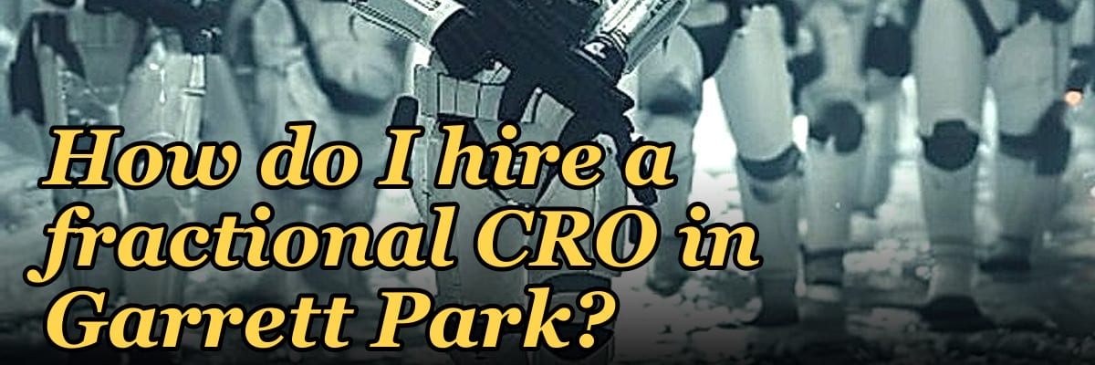 How do I hire a fractional CRO in Garrett Park?