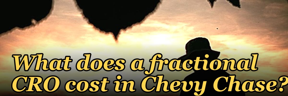 What does a fractional CRO cost in Chevy Chase?