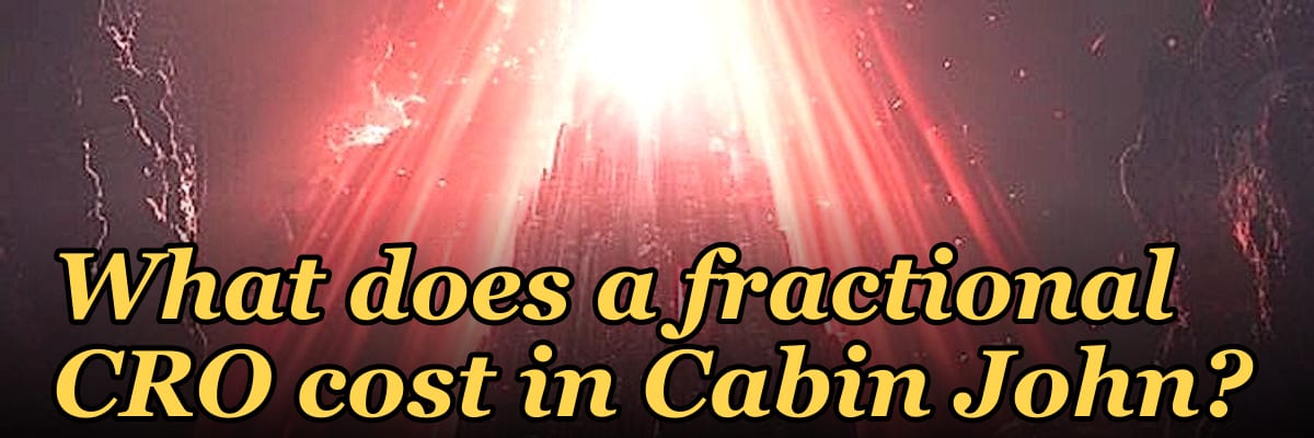 What does a fractional CRO cost in Cabin John?