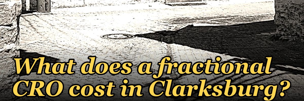 What does a fractional CRO cost in Clarksburg?