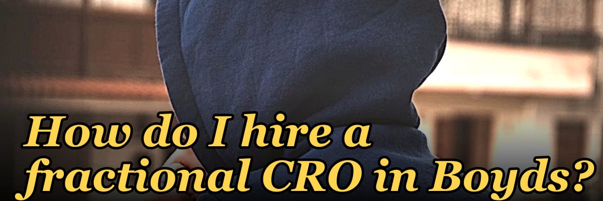 How do I hire a fractional CRO in Boyds?