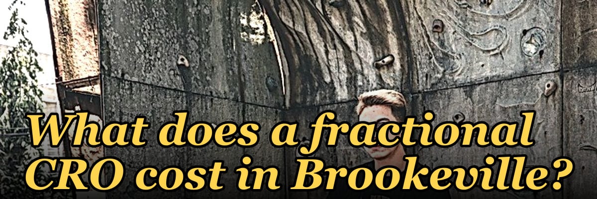 What does a fractional CRO cost in Brookeville?