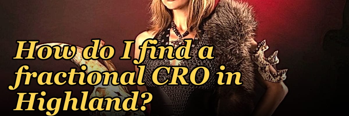 How do I find a fractional CRO in Highland?