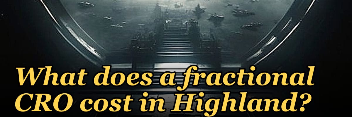 What does a fractional CRO cost in Highland?