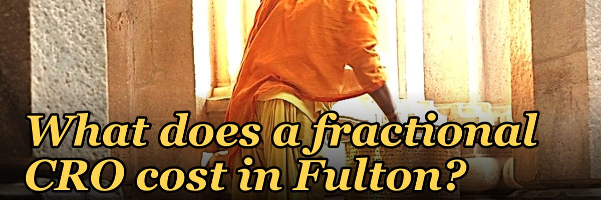 What does a fractional CRO cost in Fulton?