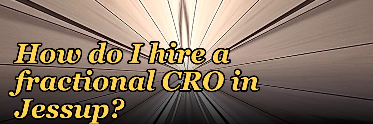 How do I hire a fractional CRO in Jessup?