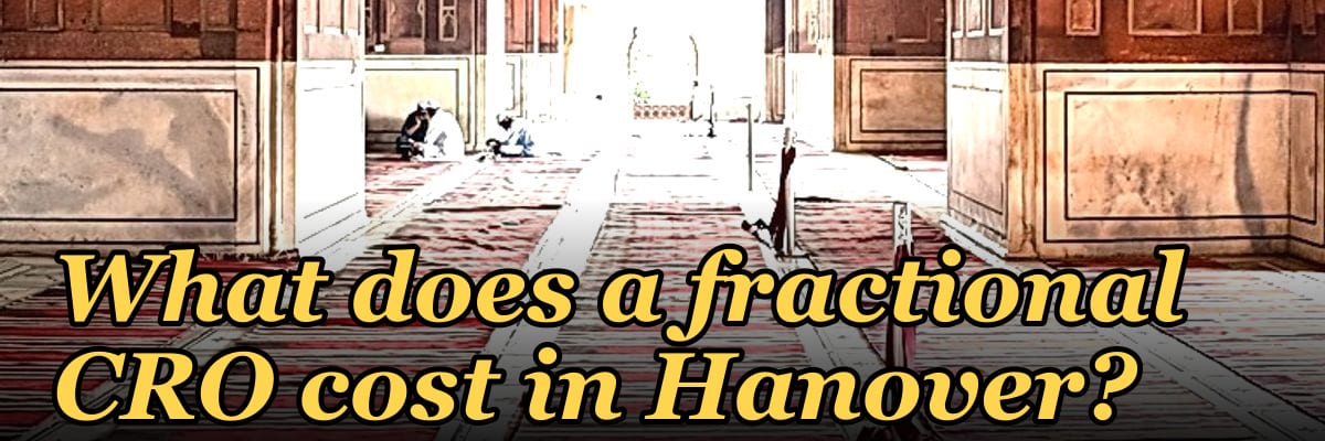 What does a fractional CRO cost in Hanover?