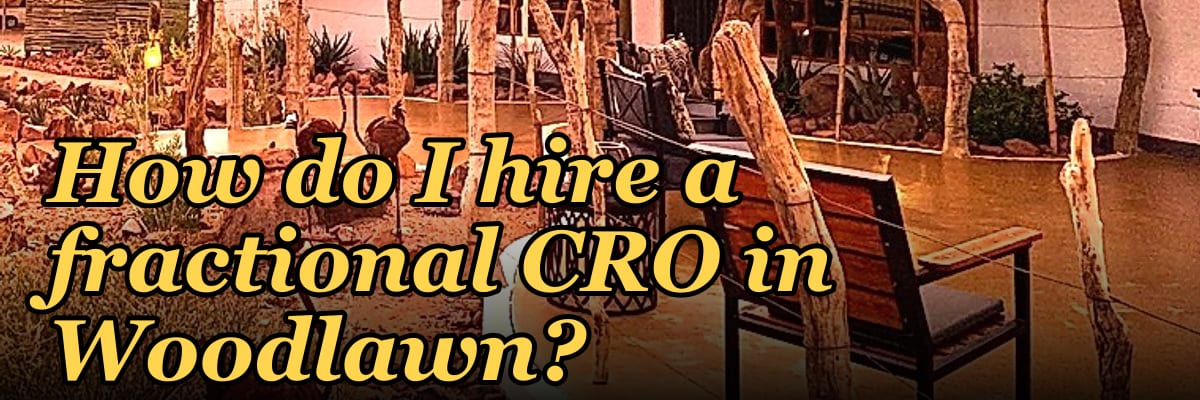 How do I hire a fractional CRO in Woodlawn?