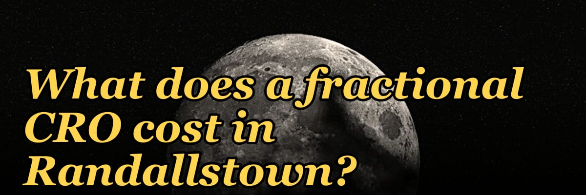 What does a fractional CRO cost in Randallstown?