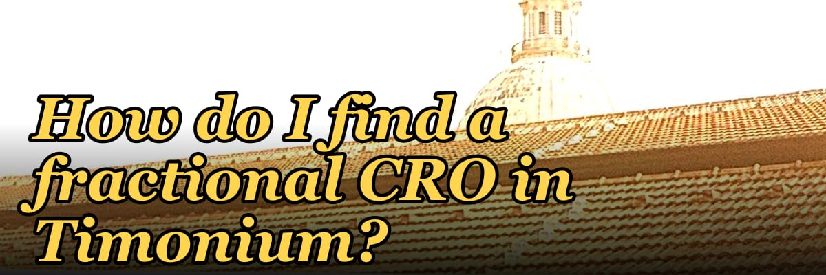 How do I find a fractional CRO in Timonium?