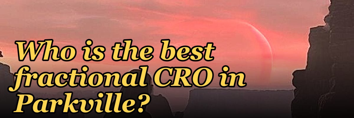 Who is the best fractional CRO in Parkville?