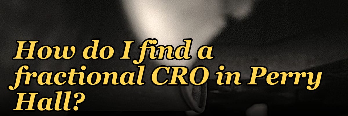 How do I find a fractional CRO in Perry Hall?
