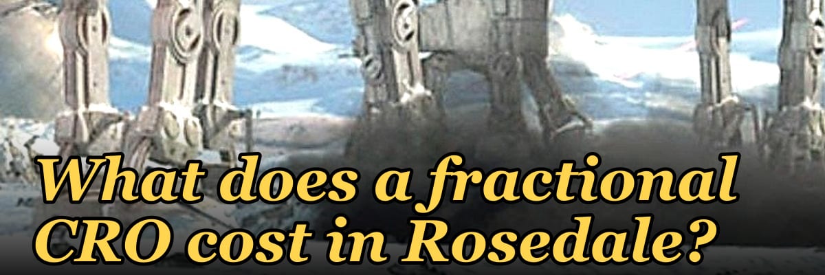 What does a fractional CRO cost in Rosedale?