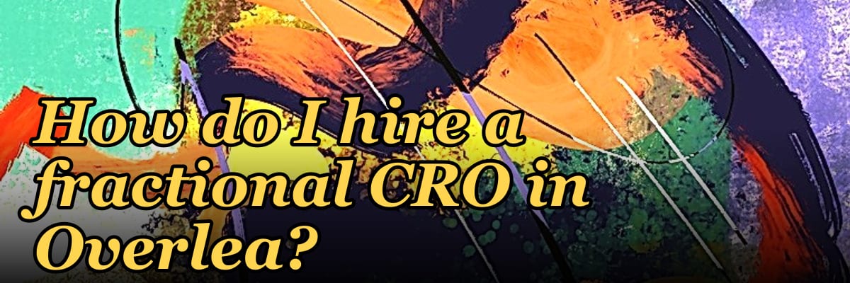 How do I hire a fractional CRO in Overlea?