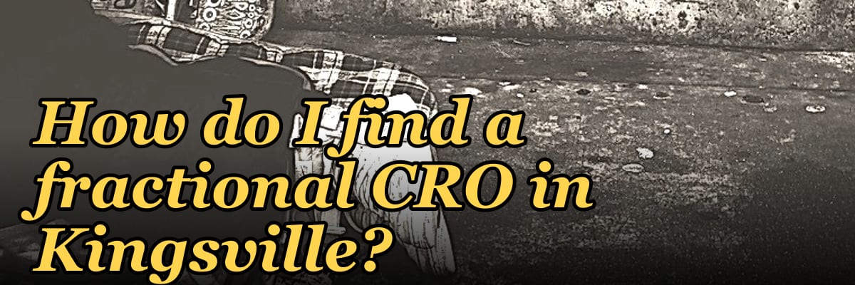 How do I find a fractional CRO in Kingsville?