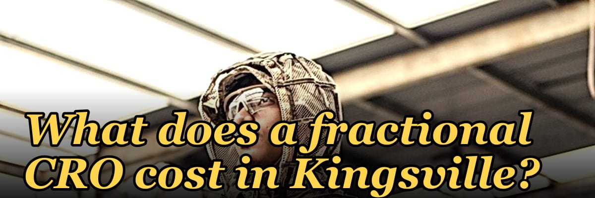What does a fractional CRO cost in Kingsville?