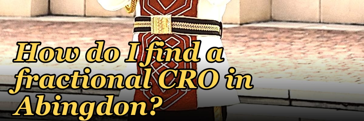 How do I find a fractional CRO in Abingdon?
