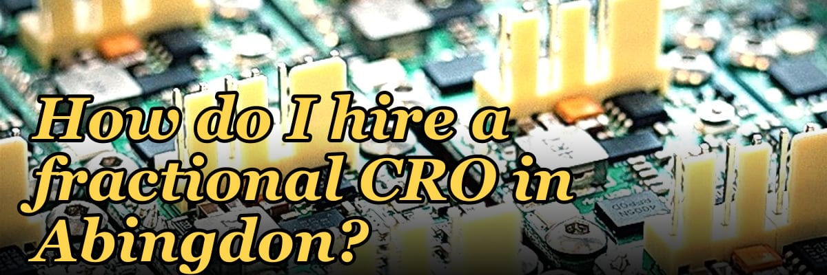 How do I hire a fractional CRO in Abingdon?