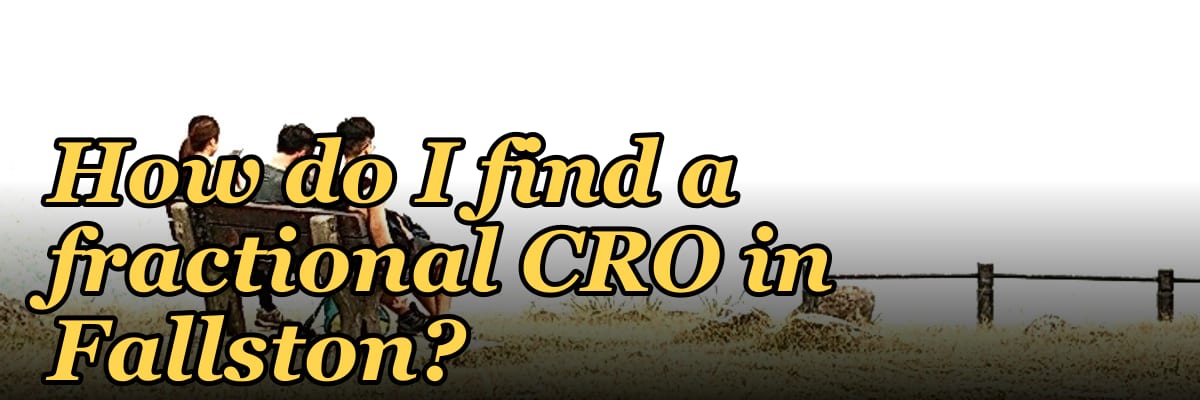 How do I find a fractional CRO in Fallston?