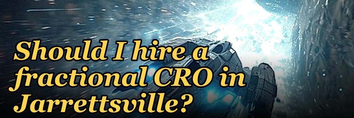 Should I hire a fractional CRO in Jarrettsville?