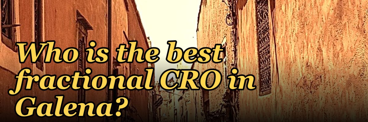 Who is the best fractional CRO in Galena?