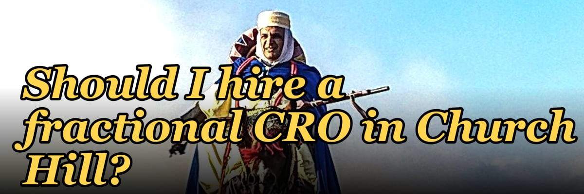 Should I hire a fractional CRO in Church Hill?