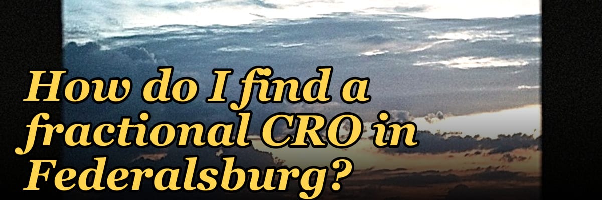 How do I find a fractional CRO in Federalsburg?