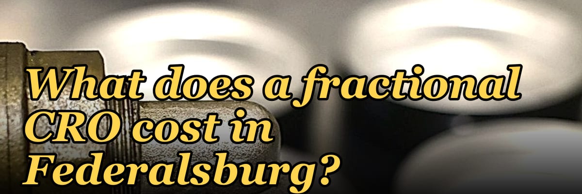 What does a fractional CRO cost in Federalsburg?