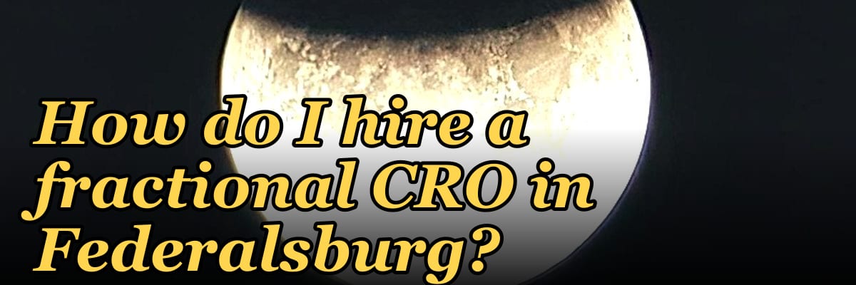 How do I hire a fractional CRO in Federalsburg?