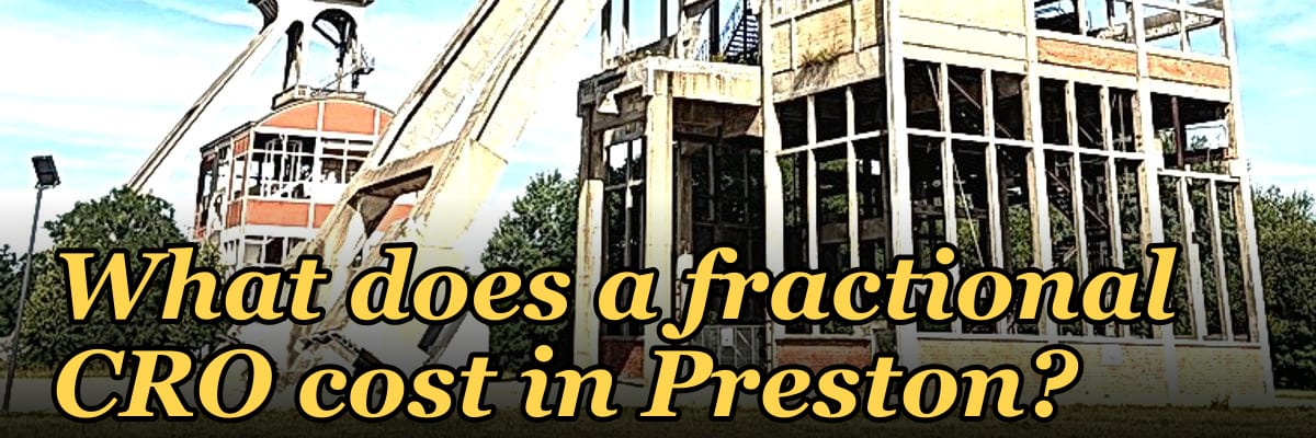 What does a fractional CRO cost in Preston?