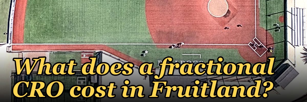 What does a fractional CRO cost in Fruitland?