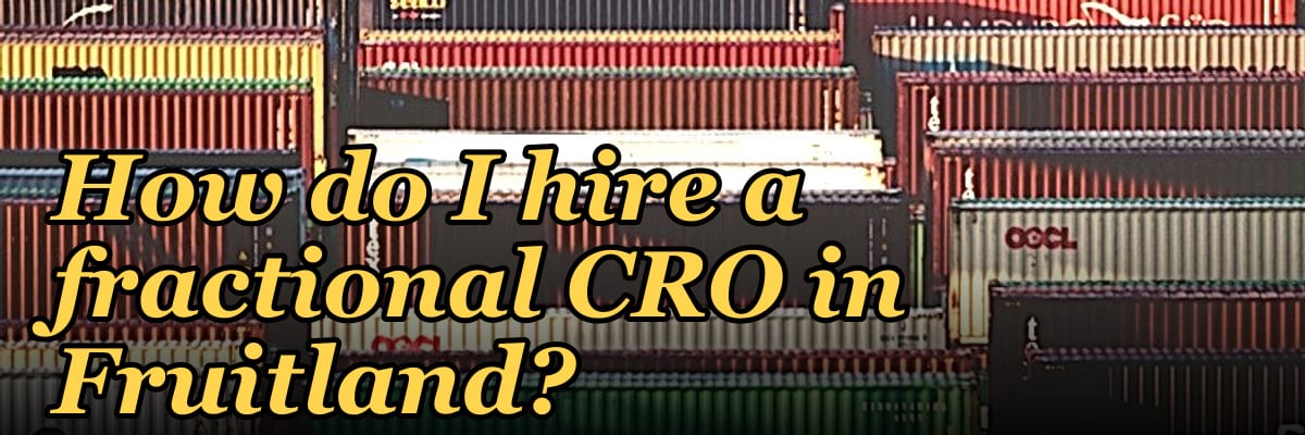How do I hire a fractional CRO in Fruitland?