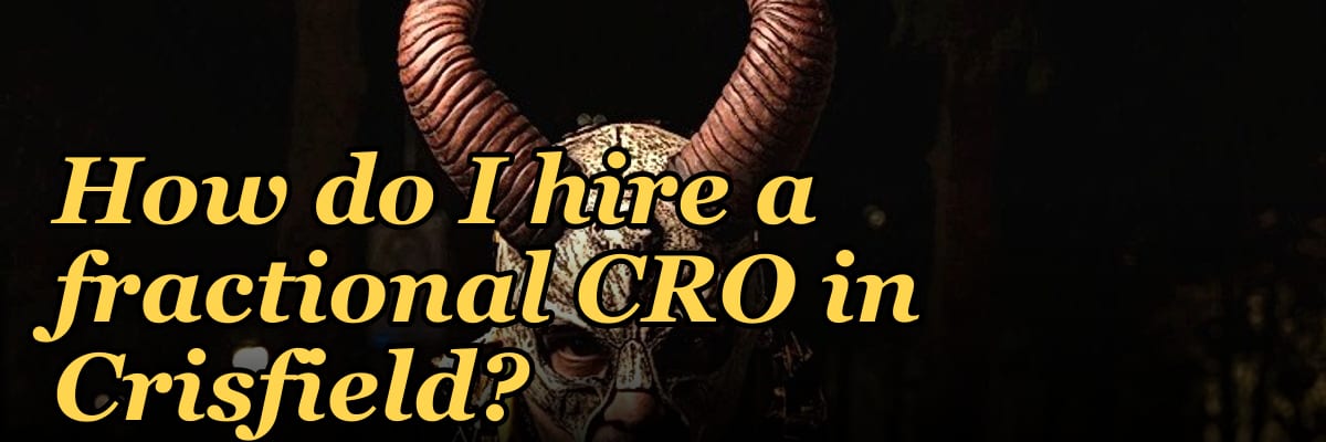 How do I hire a fractional CRO in Crisfield?