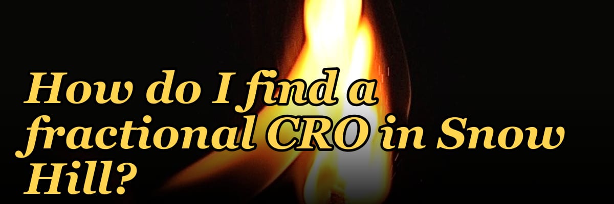 How do I find a fractional CRO in Snow Hill?