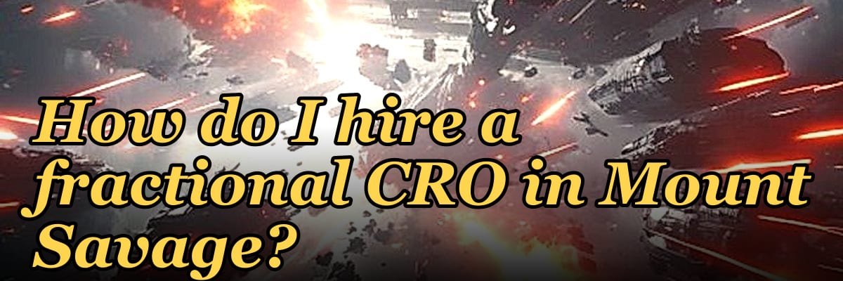 How do I hire a fractional CRO in Mount Savage?