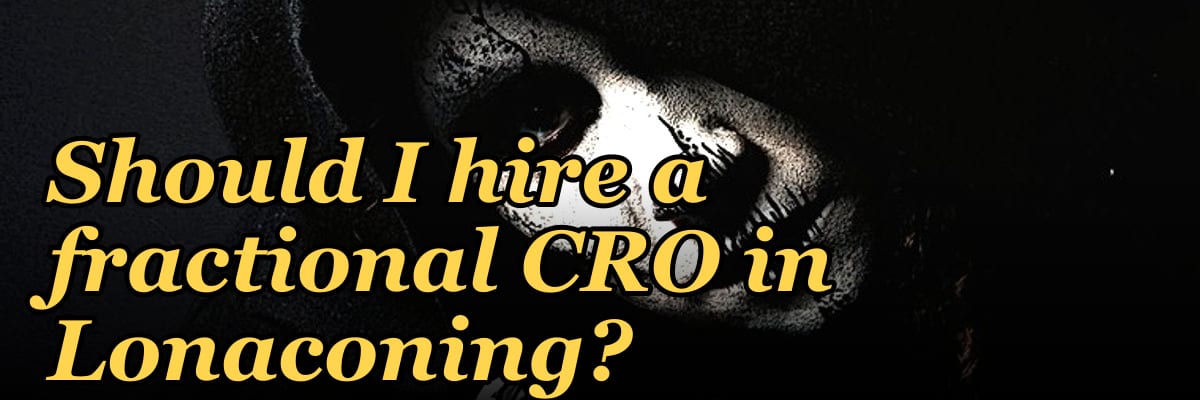 Should I hire a fractional CRO in Lonaconing?