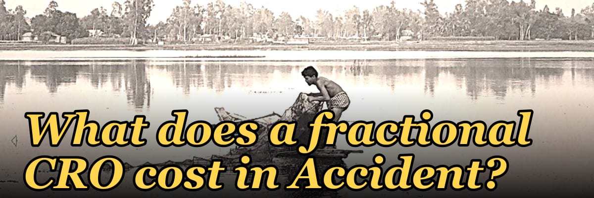 What does a fractional CRO cost in Accident?
