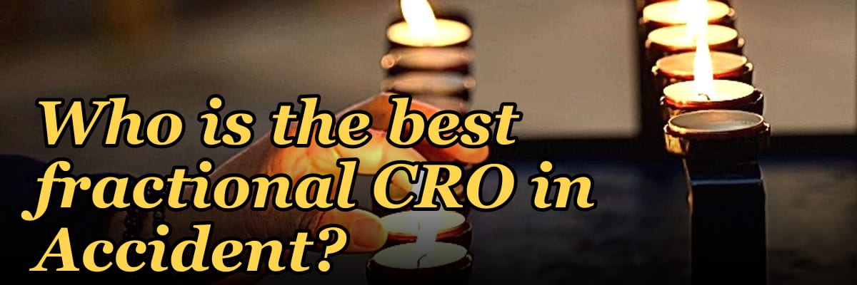 Who is the best fractional CRO in Accident?