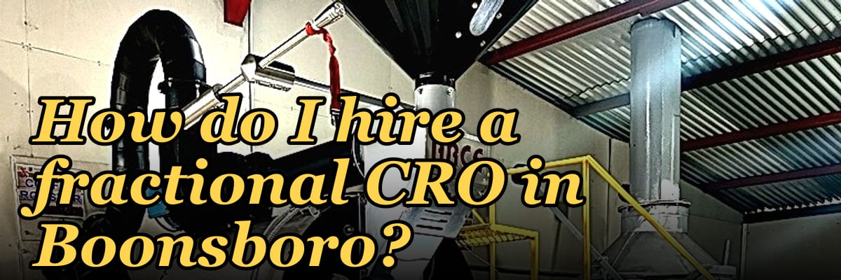How do I hire a fractional CRO in Boonsboro?