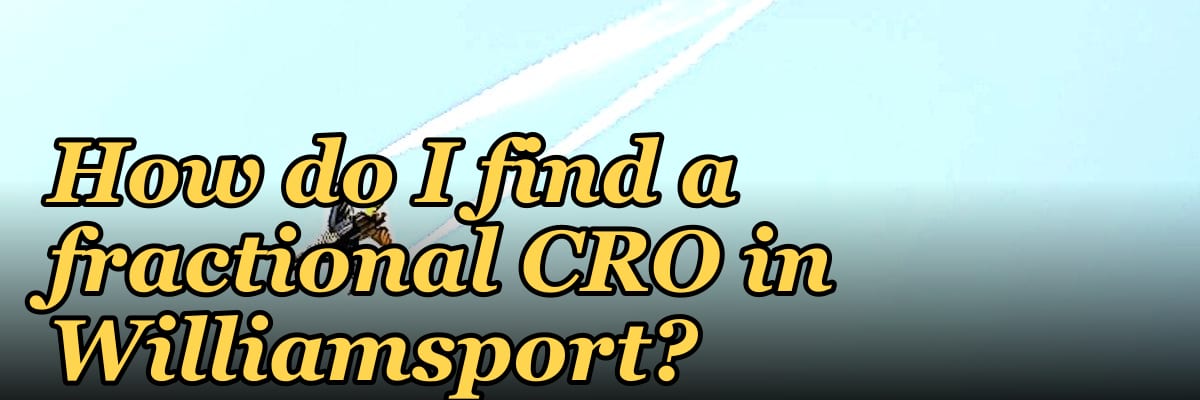 How do I find a fractional CRO in Williamsport?