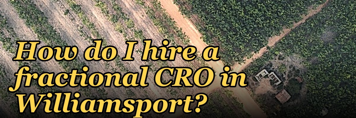 How do I hire a fractional CRO in Williamsport?