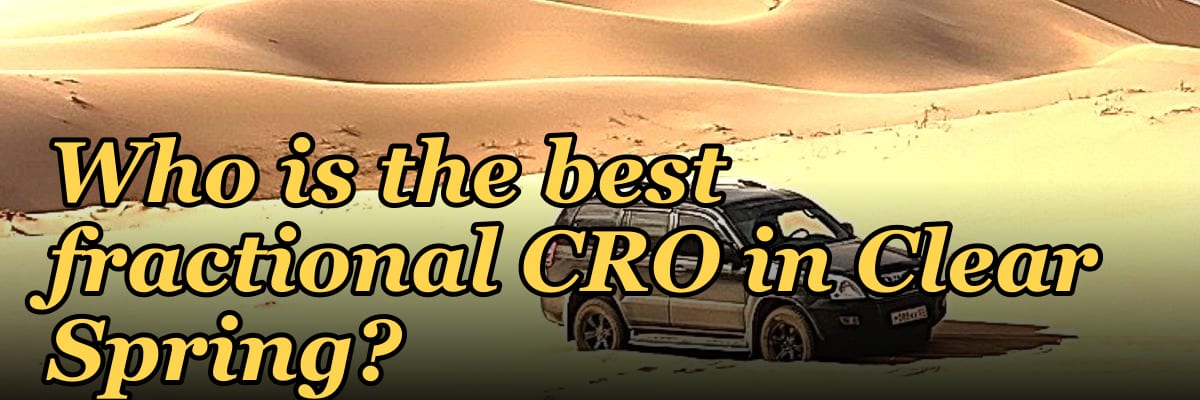 Who is the best fractional CRO in Clear Spring?