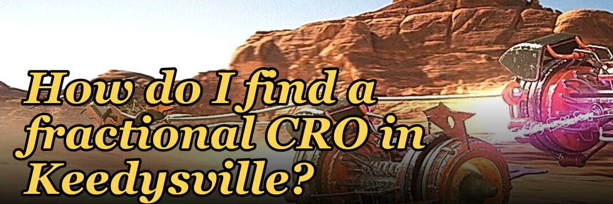 How do I find a fractional CRO in Keedysville?