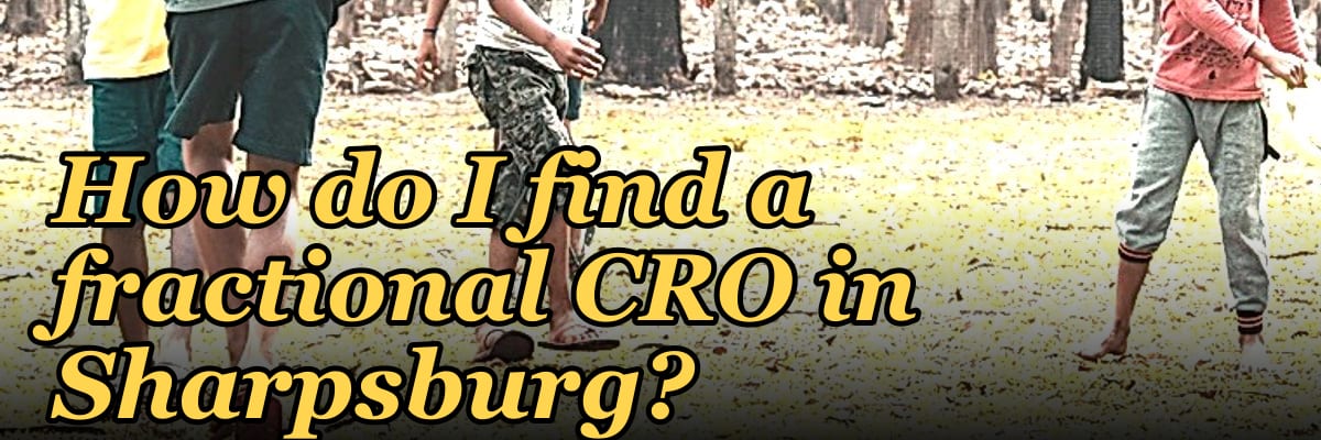 How do I find a fractional CRO in Sharpsburg?