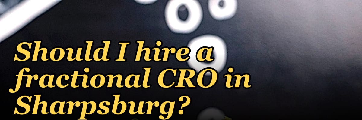 Should I hire a fractional CRO in Sharpsburg?