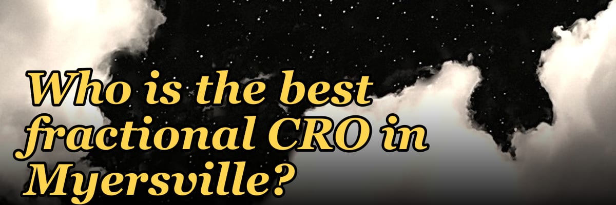 Who is the best fractional CRO in Myersville?