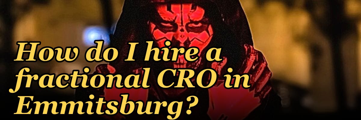 How do I hire a fractional CRO in Emmitsburg?