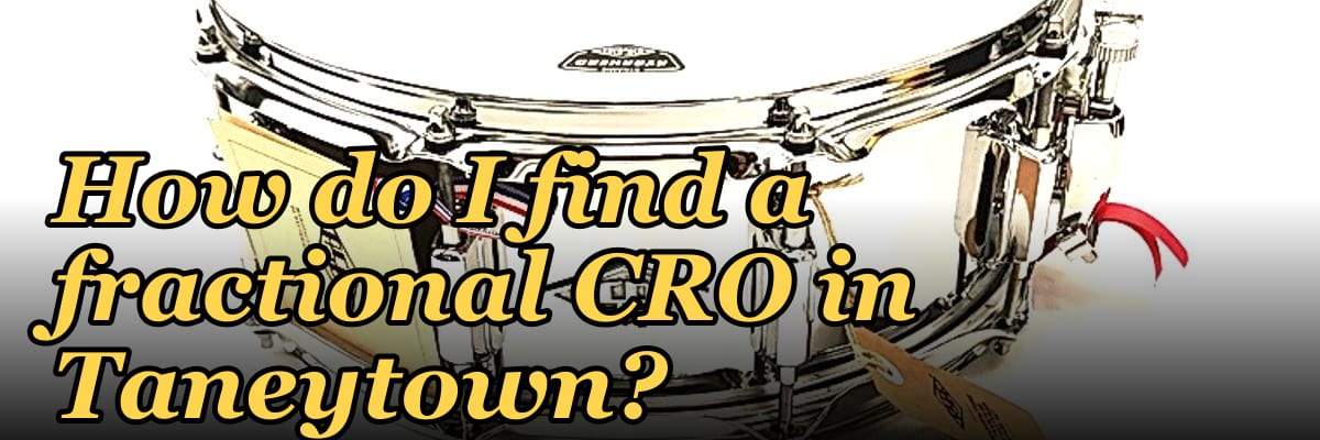 How do I find a fractional CRO in Taneytown?