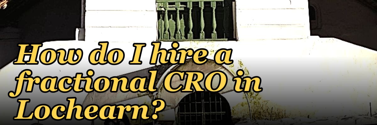 How do I hire a fractional CRO in Lochearn?