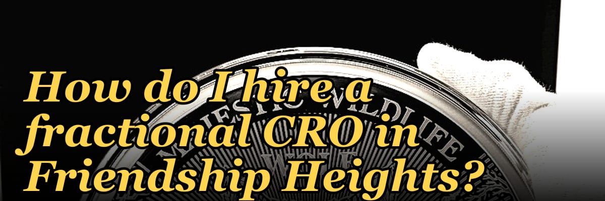 How do I hire a fractional CRO in Friendship Heights?